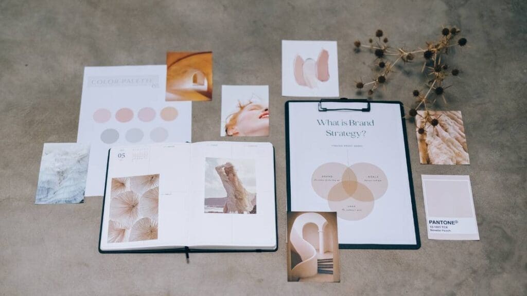 Branding assets for a startup fashion label