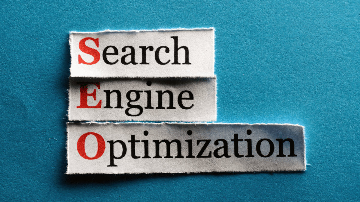 An image depicting the words Search Engine Optimization